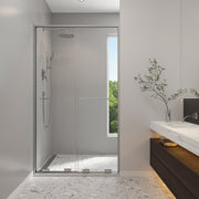 Neptune Solani 45 - 47 1/2 x 79 3/4 in 8mm Bypass Shower Door for Alcove Installation