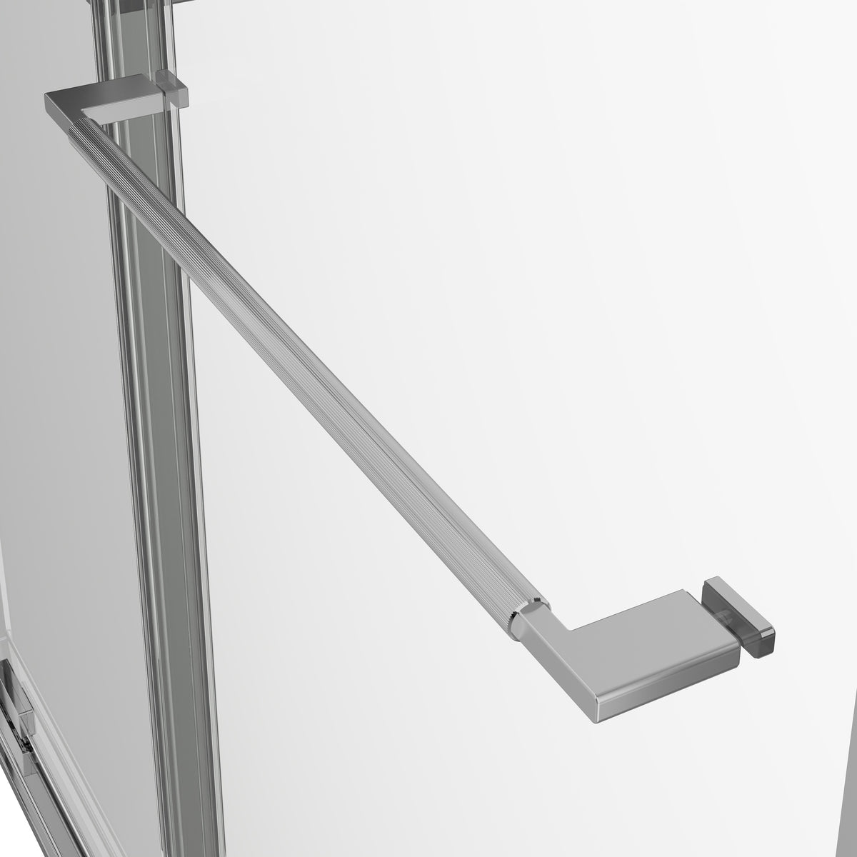 Neptune Solani 45 - 47 1/2 x 79 3/4 in 8mm Bypass Shower Door for Alcove Installation - image 5
