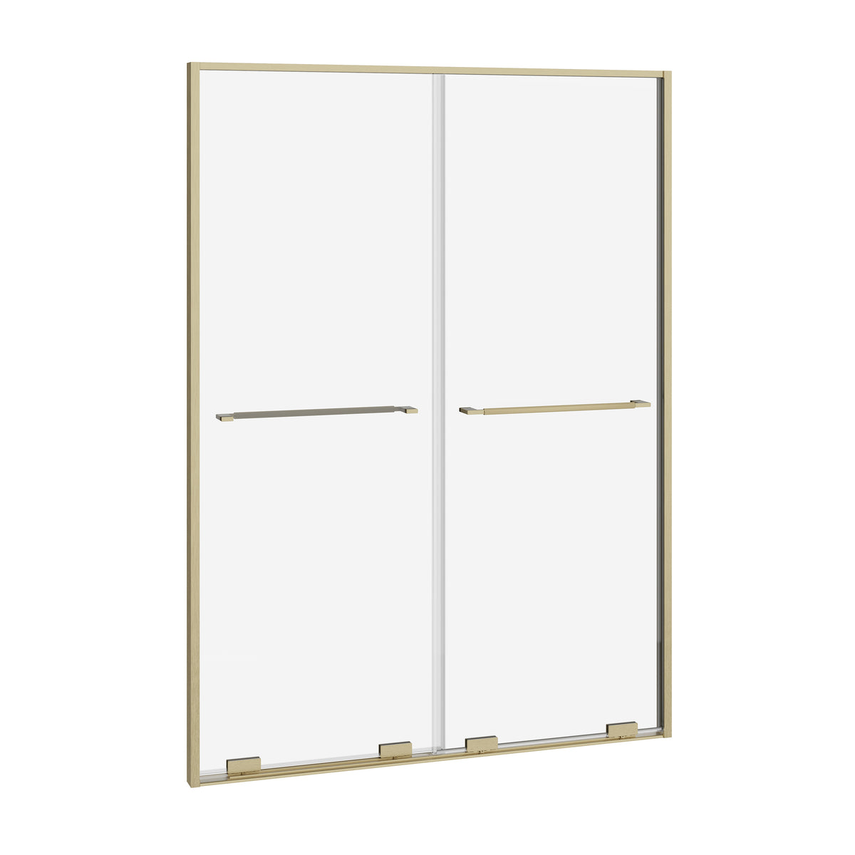 Neptune Solani 57- 59 1/2 x 79 3/4 in 8mm Bypass Shower Door for Alcove Installation - image 12