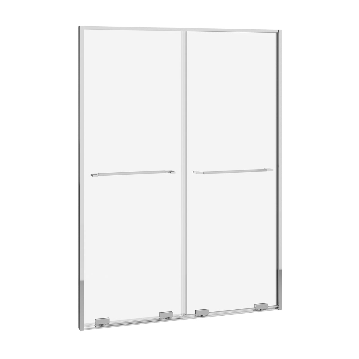 Neptune Solani 57- 59 1/2 x 79 3/4 in 8mm Bypass Shower Door for Alcove Installation - image 2
