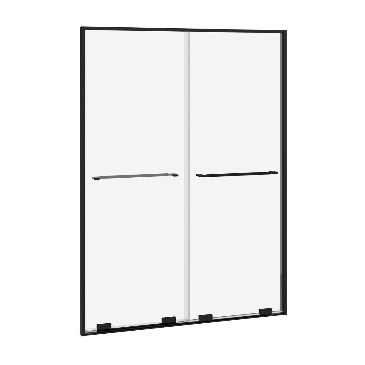 Neptune Solani 57- 59 1/2 x 79 3/4 in 8mm Bypass Shower Door for Alcove Installation - image 7