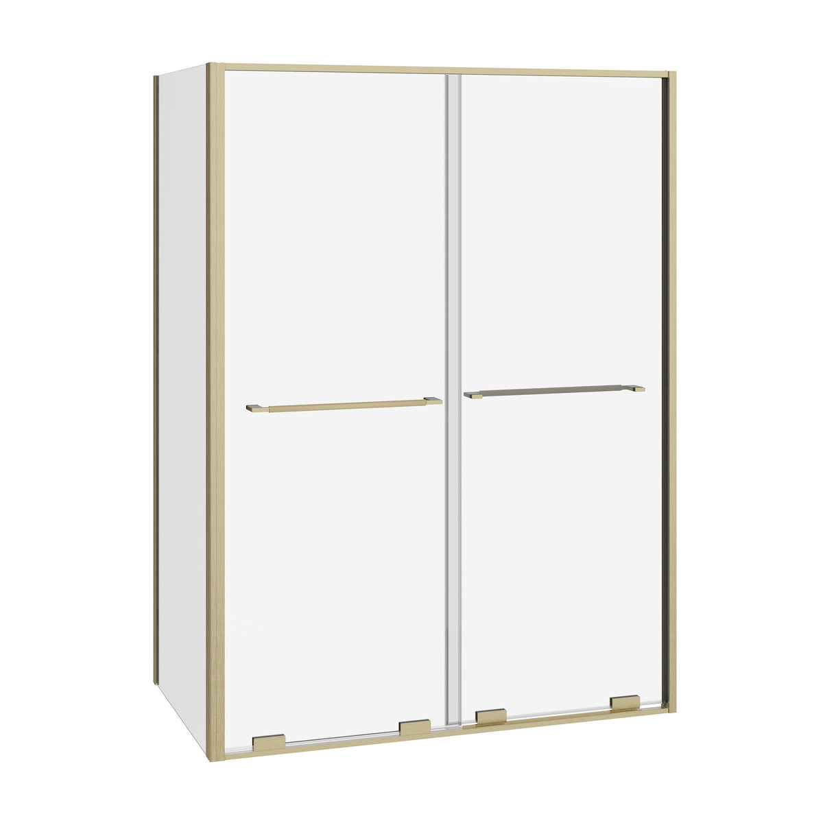 Neptune Solani 60 x 36 x 79 3/4 in 8mm Bypass Shower Door for Corner Installation - image 12