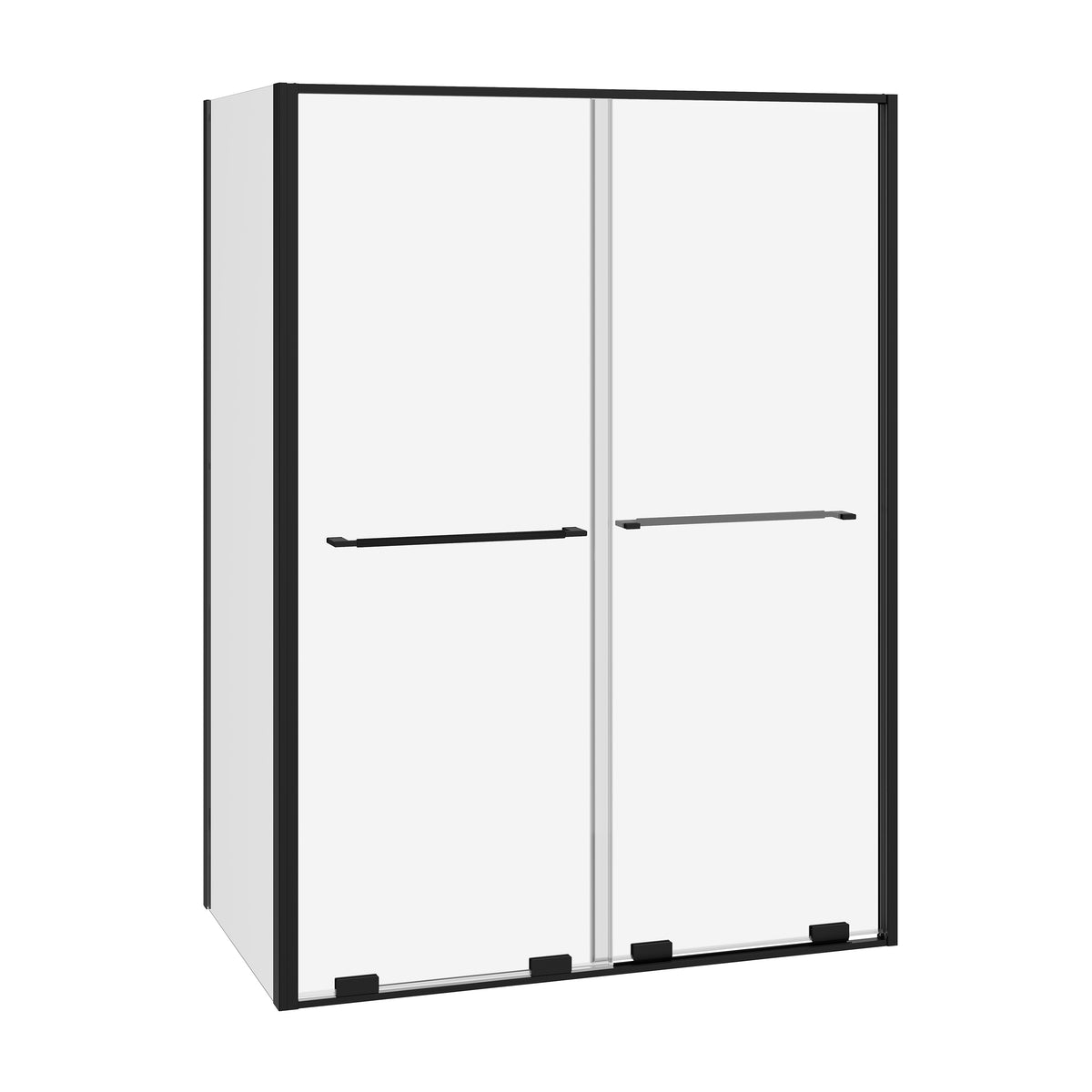 Neptune Solani 60 x 36 x 79 3/4 in 8mm Bypass Shower Door for Corner Installation - image 7