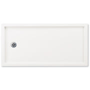 Neptune Zen 6030 Acrylic Alcove Shower Base in White