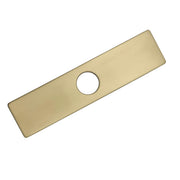 Stylish 10" Kitchen Deck Plate Brushed Gold Square Shape A-803G