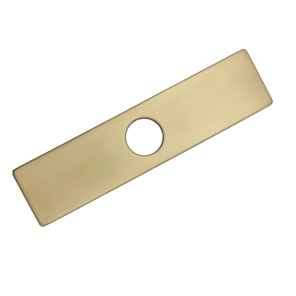 Stylish 10" Kitchen Deck Plate Brushed Gold Square Shape A-803G