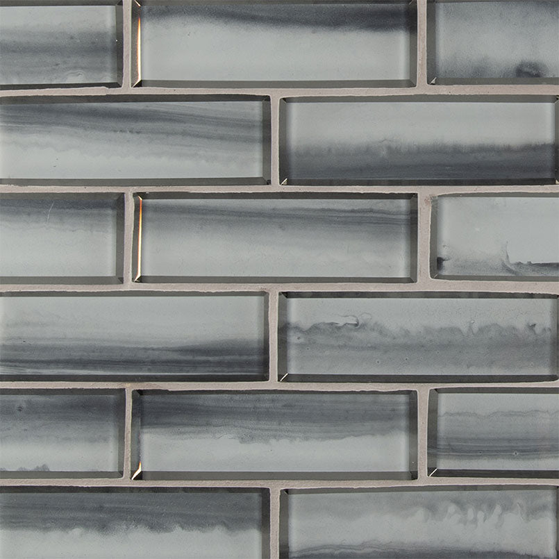 MSI Ombre Grigia 2 x 6 Glass mosaic (SMOT-GLSST-OMBGRI8MM) – MSI product image