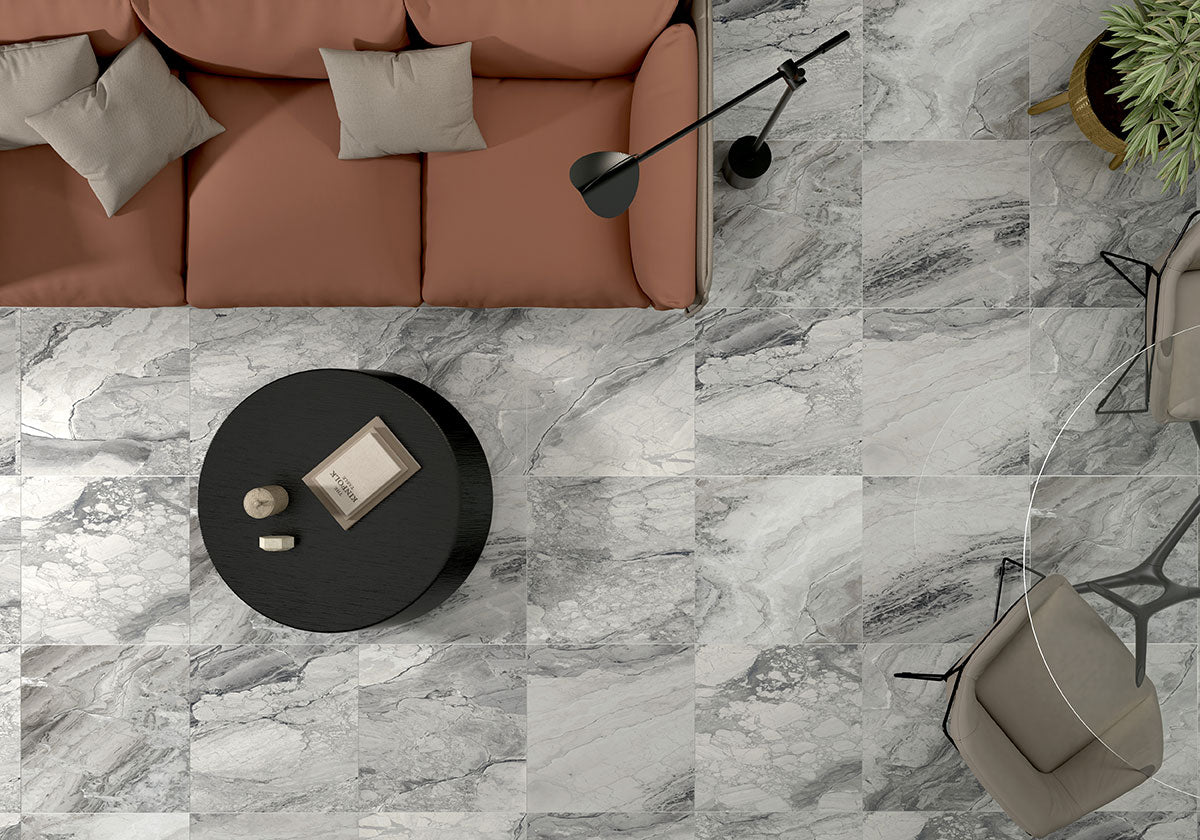 MSI Kaya Onda Gray 3 x 3 Matte Porcelain mosaic (NKAYONDGRA3X3) – MSI room scene
