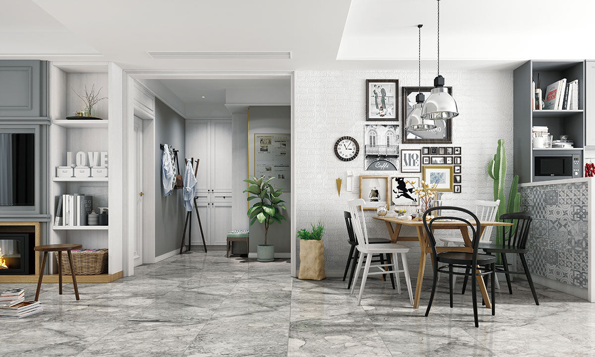 MSI Kaya Onda Gray 12 x 24 Polished Porcelain tile (NKAYONDGRA1224P) – MSI room scene