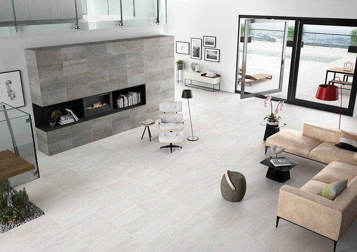 MSI Oxide Blanc 2 x 2 Matte Porcelain mosaic (NOXIBLA2X2) – MSI room scene