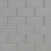 MSI Oyster Gray 2 x 4 Glass mosaic (SMOT-GLSST-OYGR8MM) – MSI product image