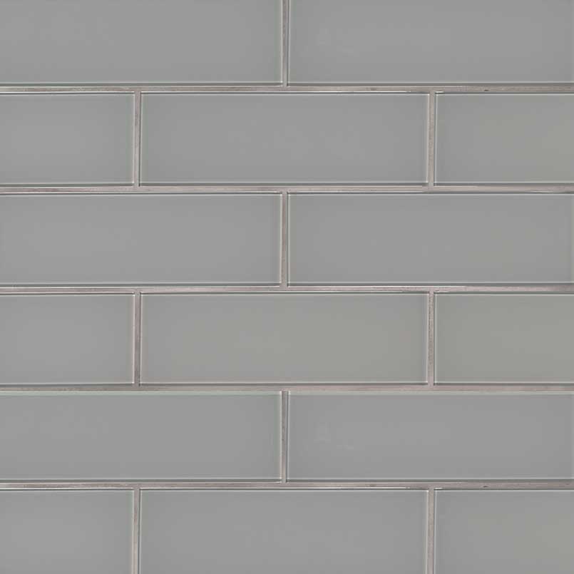 MSI Oyster Gray 4 x 12 Glass tile (SMOT-GL-T-OYGR412) – MSI product image