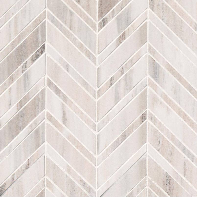 MSI Palisandro Chevron Polished Marble mosaic (SMOT-PALI-CHEVRON10MM) – MSI product image