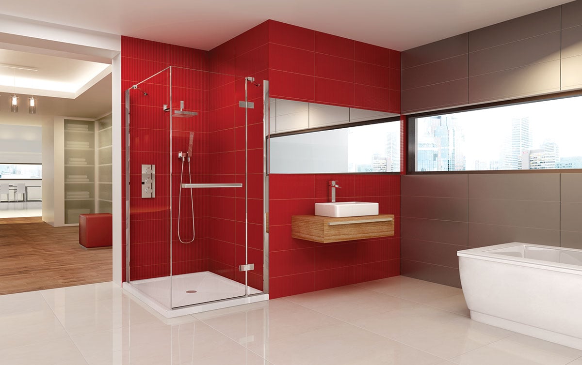Oceania California PB2 Corner Shower Door 42" x 42"