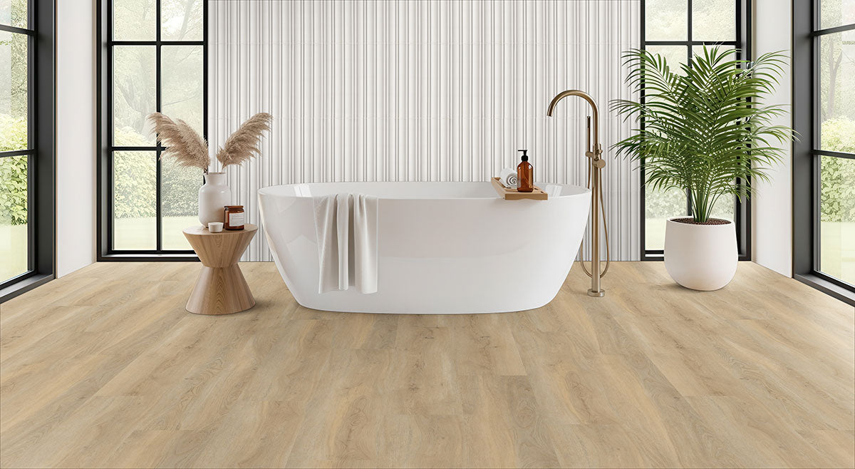 MSI Folk Pearl 7 x 16 Satin Porcelain tile (NWGFOLPEA7X16) – MSI room scene (bathroom)