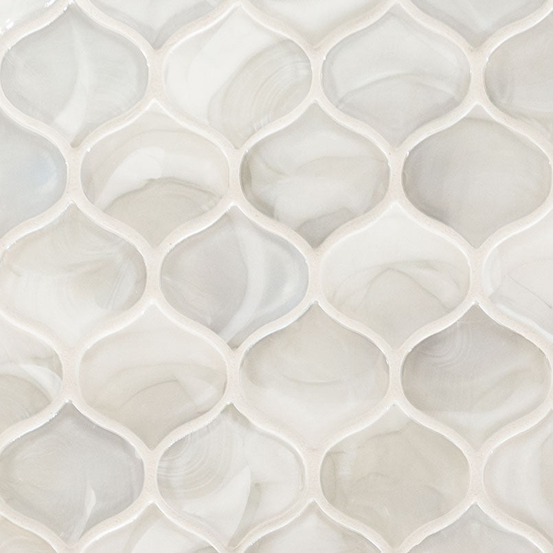 MSI Pearla Arabesque Glass mosaic (SMOT-GLS-PEAARA8MM) – MSI product image