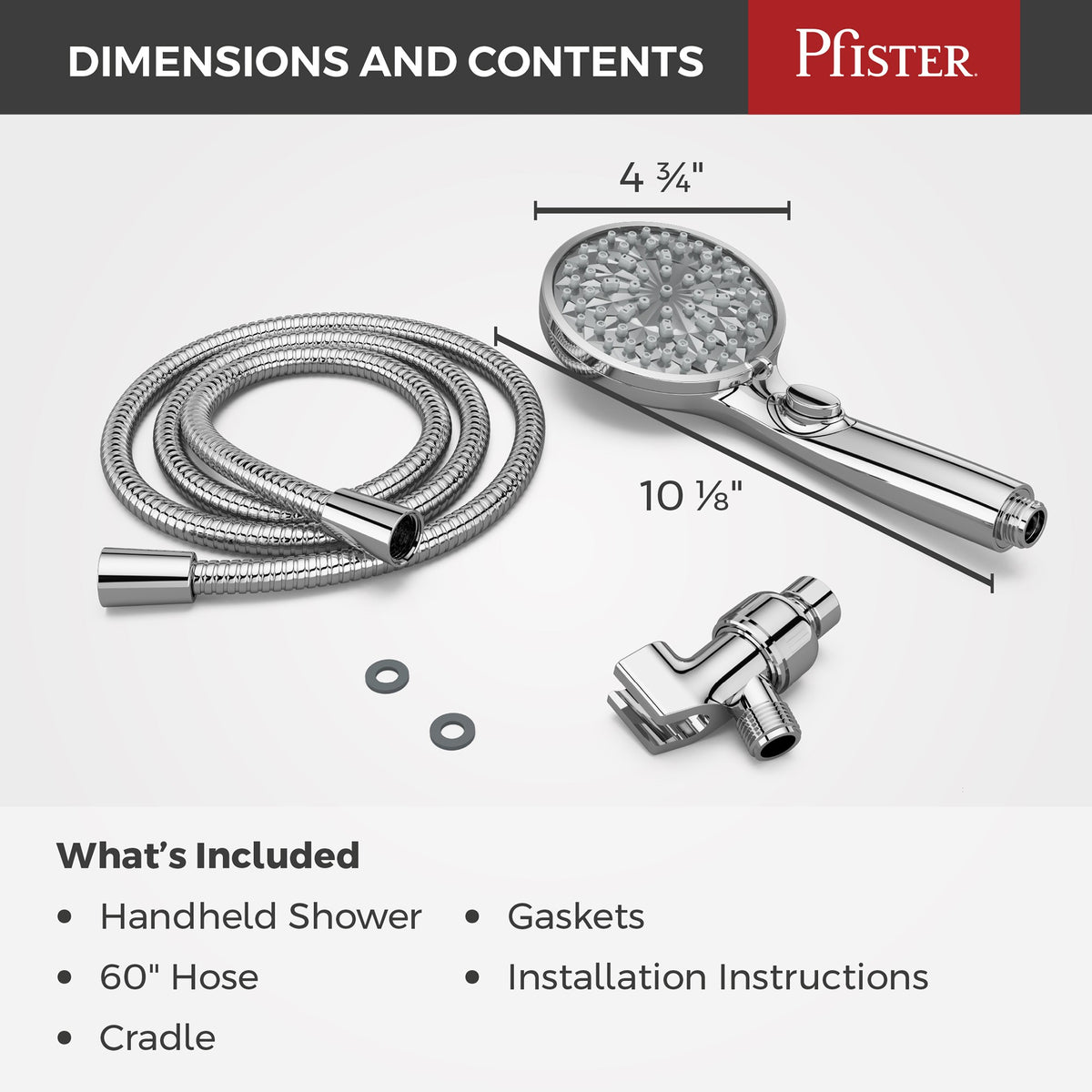 Pfister 016-HF01CC Polished Chrome - detail 4