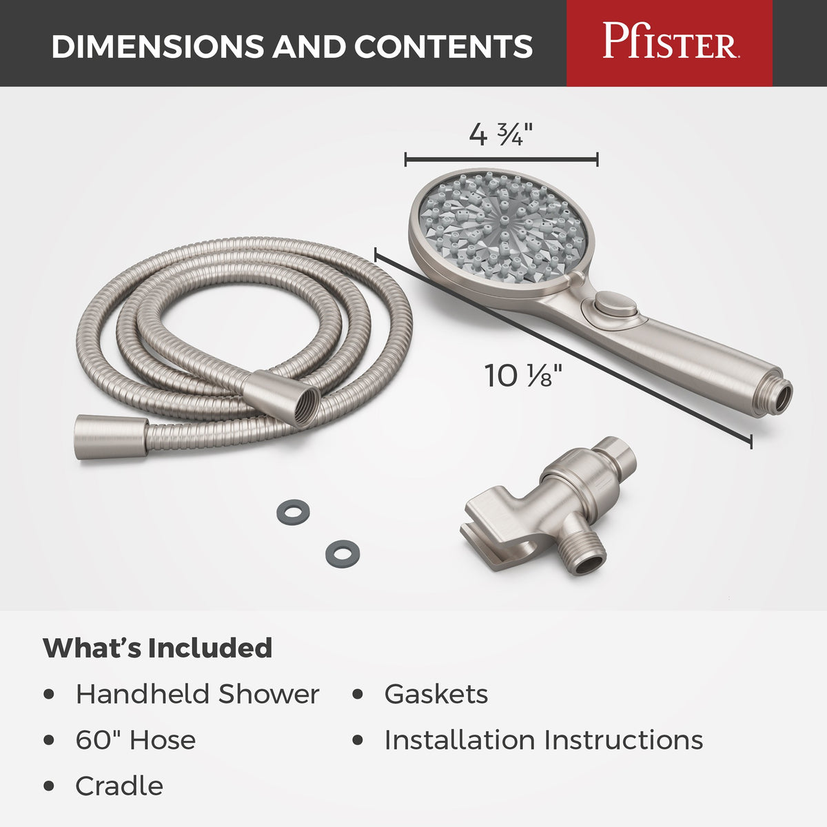 Pfister 016-HF01GS Spot Defense Brushed Nickel - detail 3