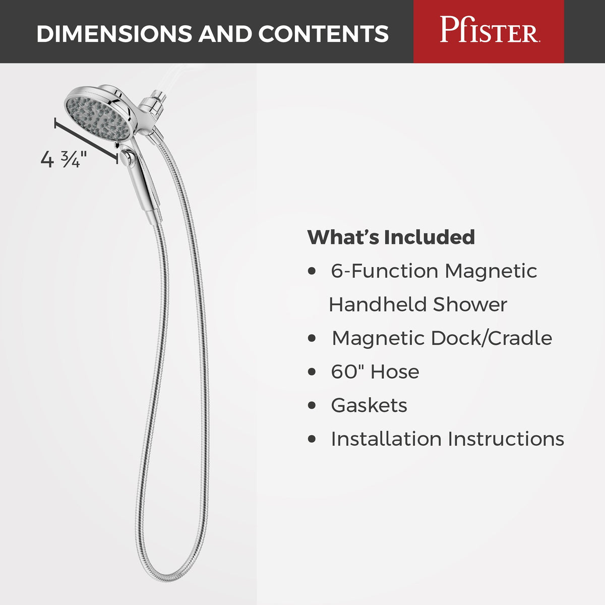 Pfister 016-HFM01CC Polished Chrome - detail 6