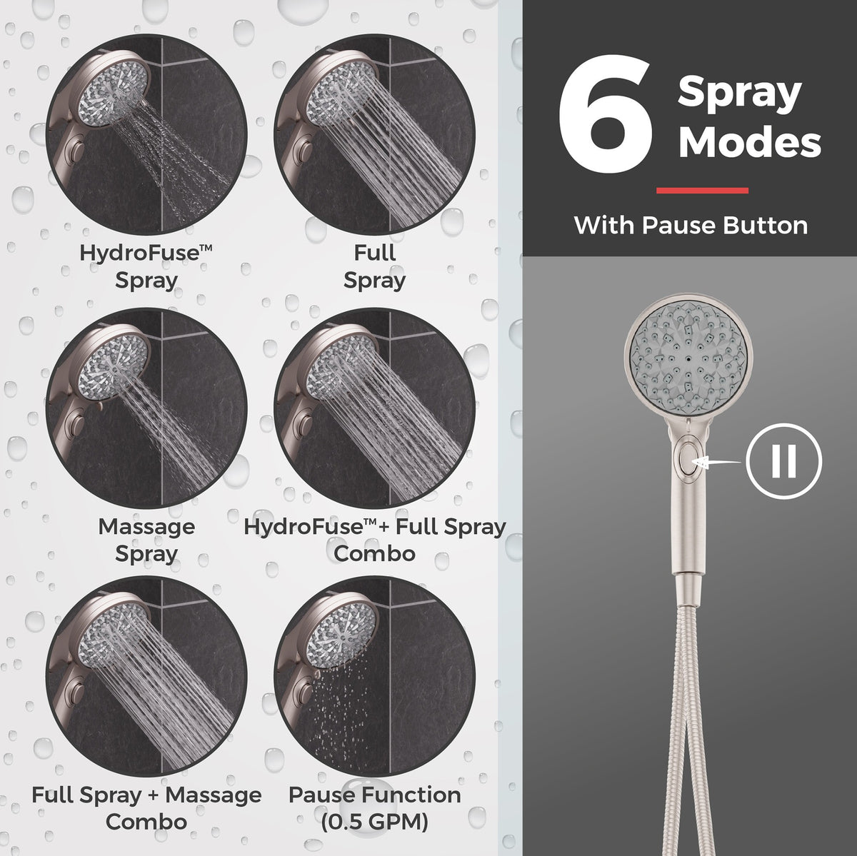Pfister 016-HFM01GS Spot Defense Brushed Nickel - detail 4