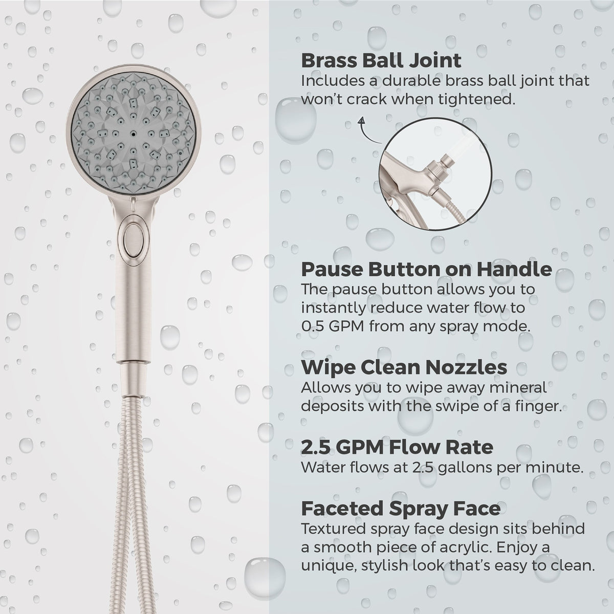 Pfister 016-HFM01GS Spot Defense Brushed Nickel - detail 5