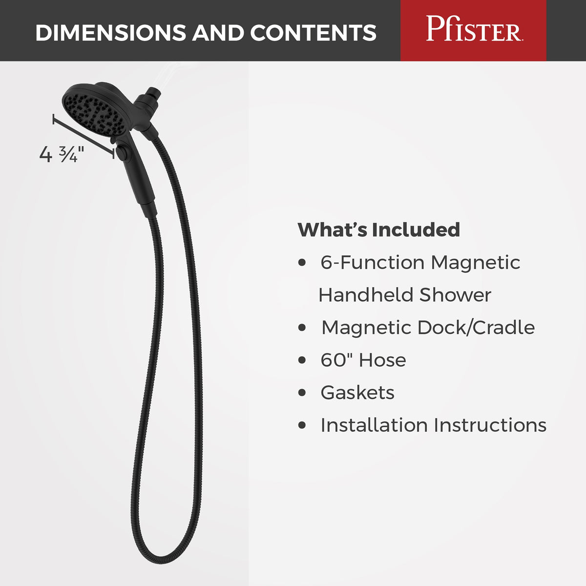 Pfister 016-HFM01SDB Spot Defense Matte Black - detail 6