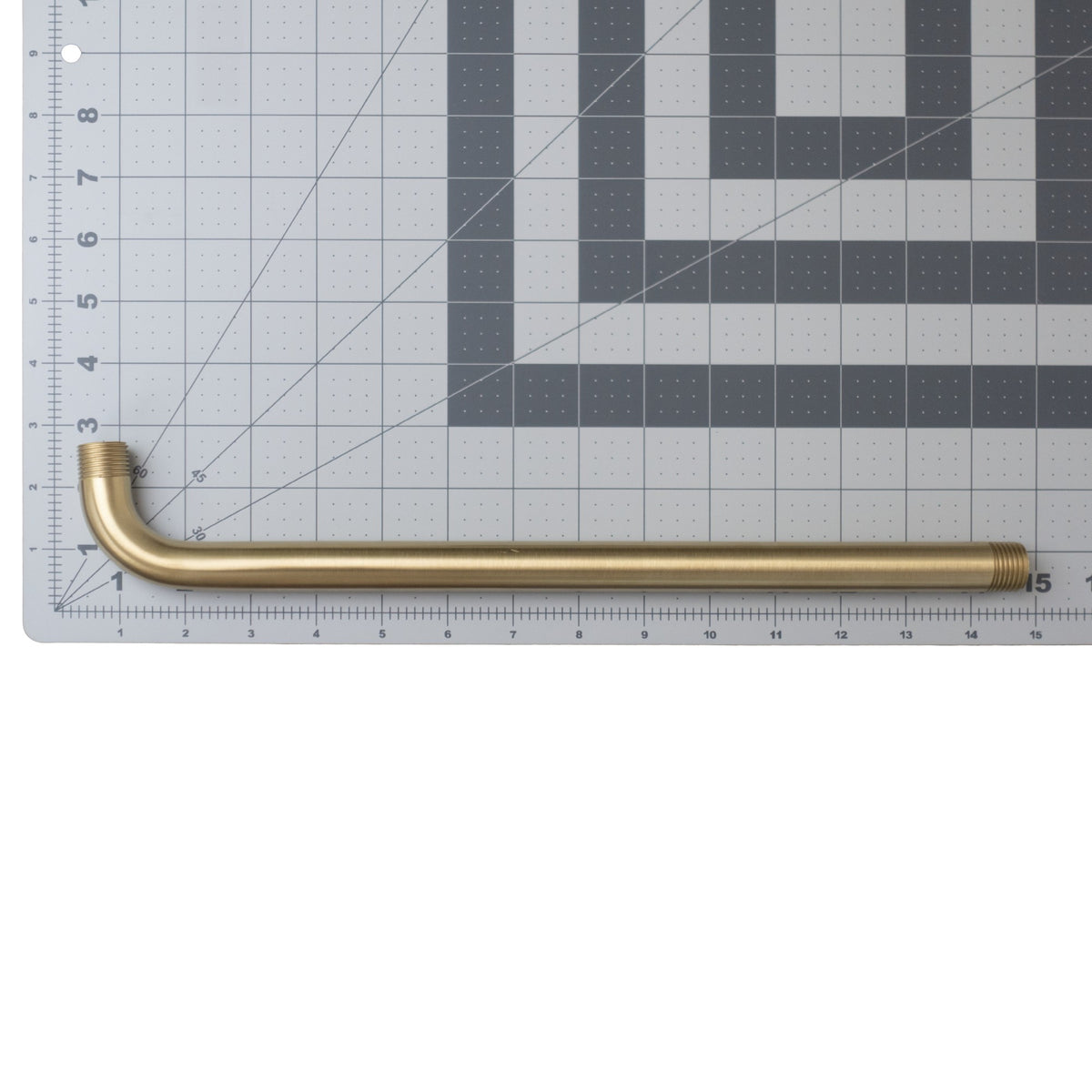 Pfister Straight Shower Arm in Brushed Gold - view 3