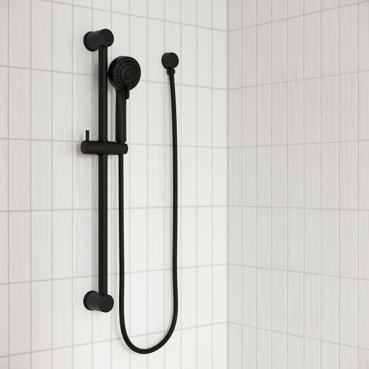 Pfister Handheld Shower Slide Bar Kit in Matte Black - view 2