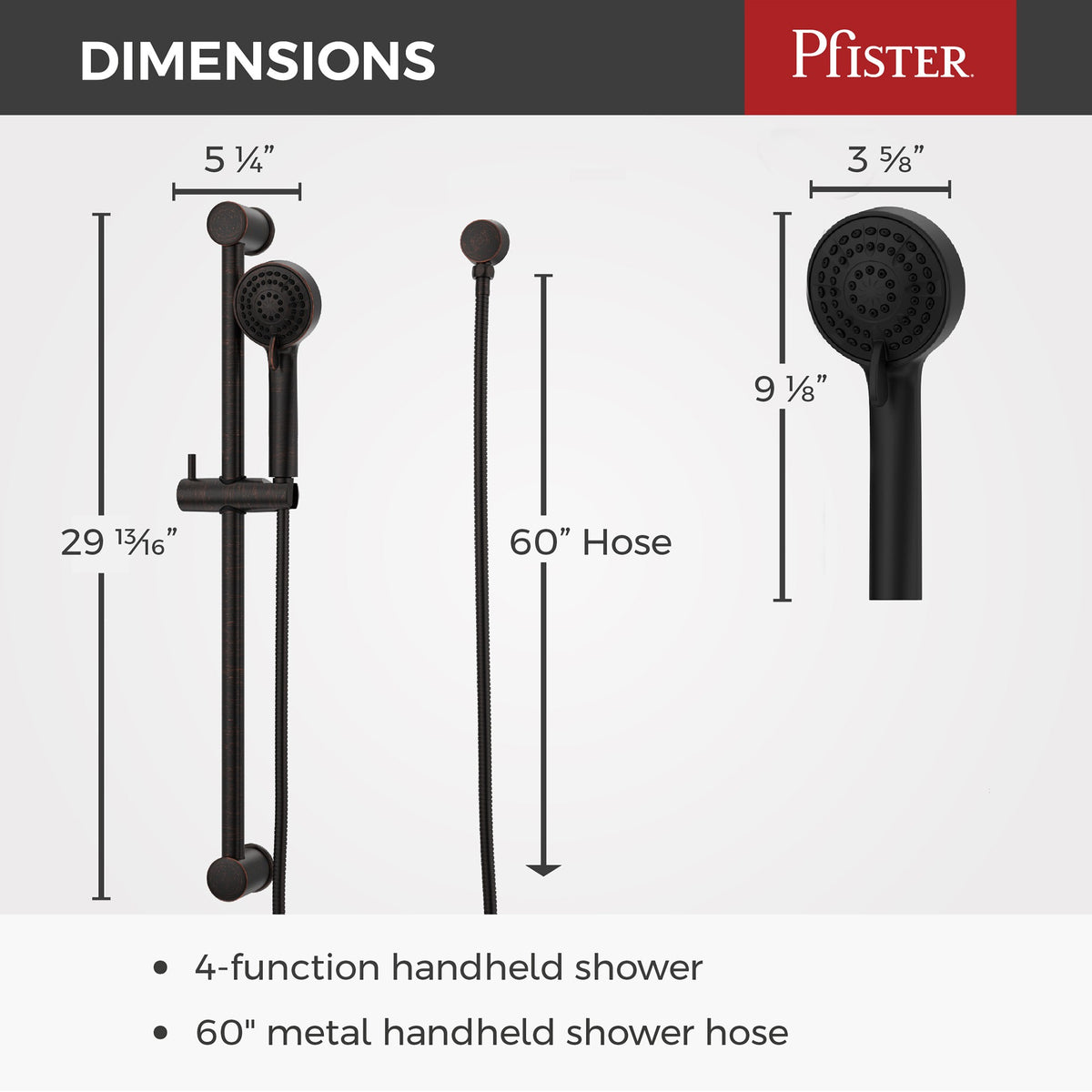 Pfister LG16-500B Matte Black - detail 1