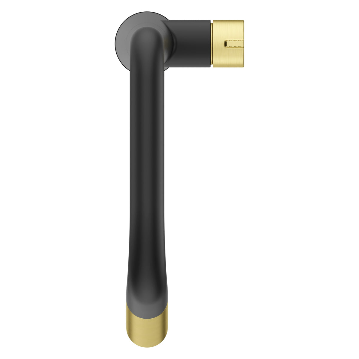 Pfister Asari 1-Handle Pull-Down Kitchen Faucet in Combo-Matte Black and Brushed Gold - view 4