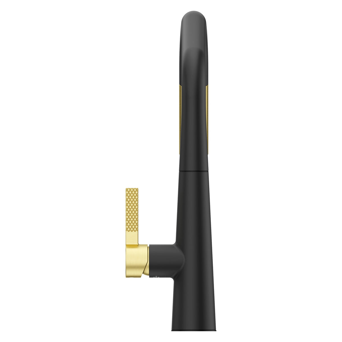 Pfister Asari 1-Handle Pull-Down Kitchen Faucet in Combo-Matte Black and Brushed Gold - view 5