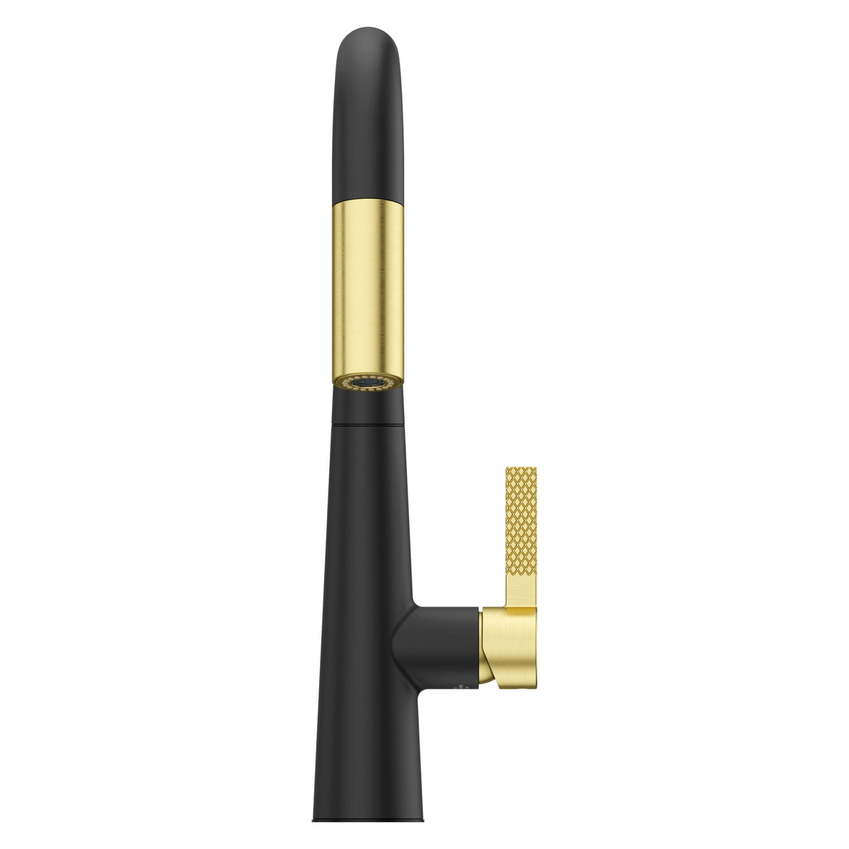 Pfister Asari 1-Handle Pull-Down Kitchen Faucet in Combo-Matte Black and Brushed Gold - view 6