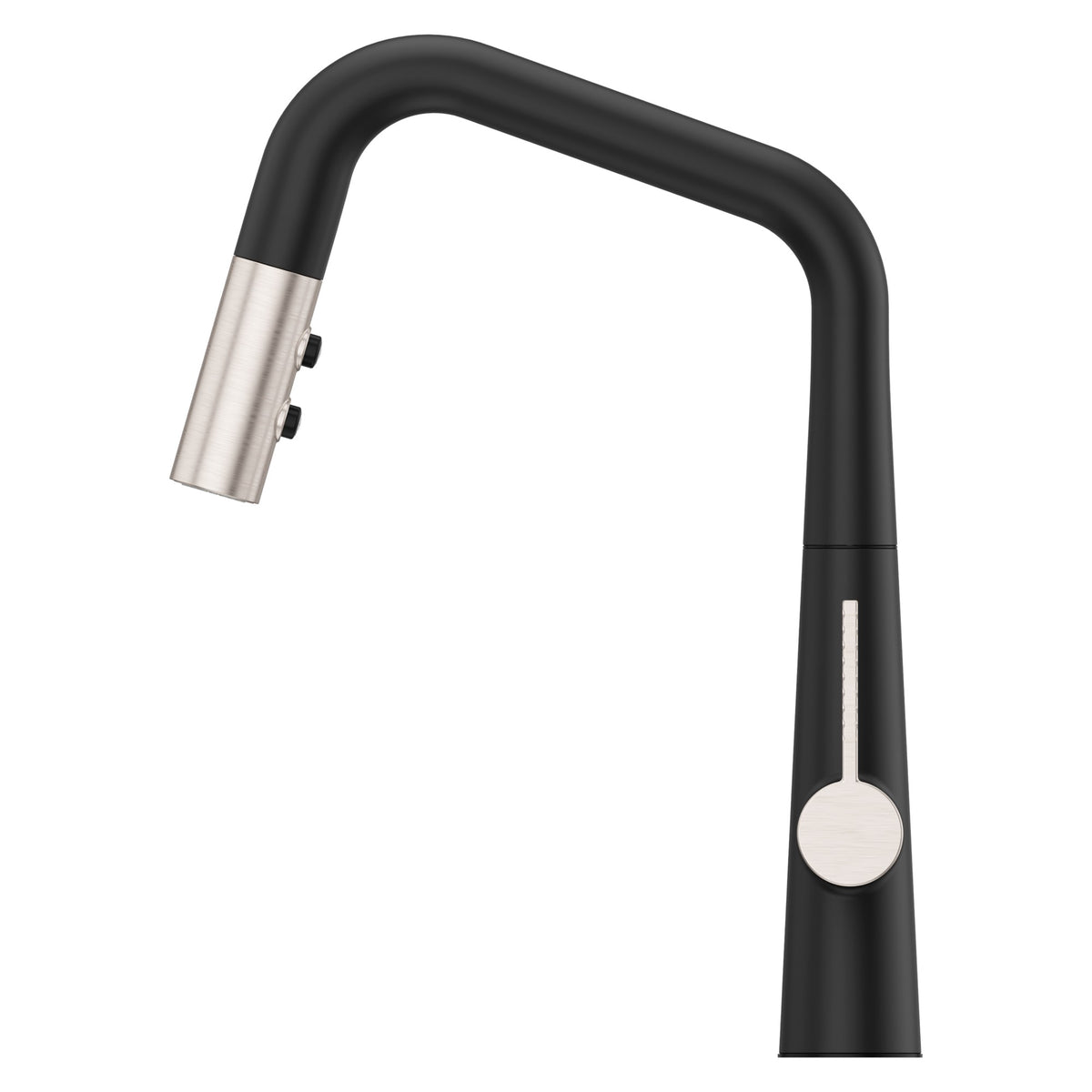 Pfister Asari 1-Handle Pull-Down Kitchen Faucet in Combo-Matte Black and Spot Defense Stainless Steel - view 3