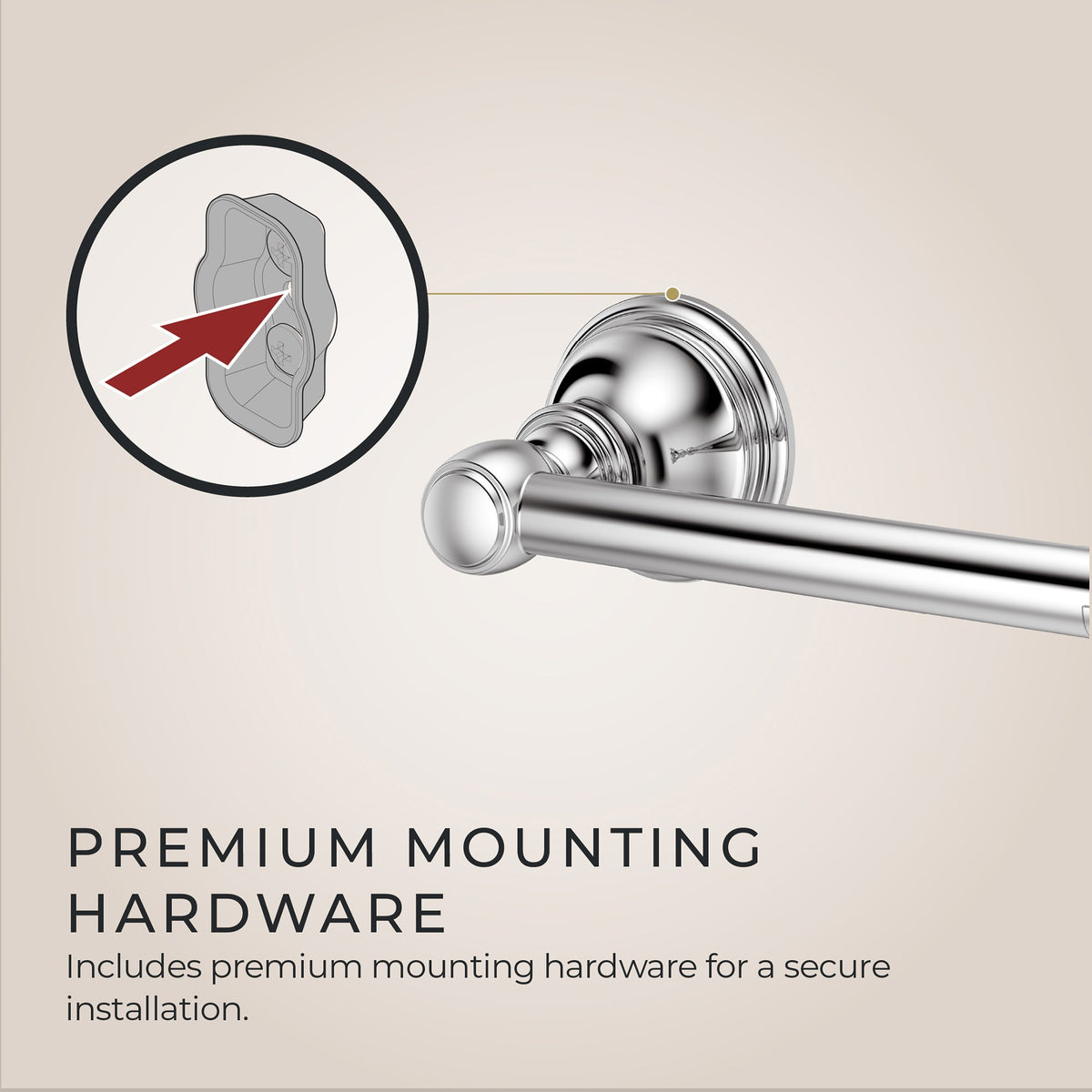 Pfister Tisbury Toilet Paper Holder in Polished Chrome