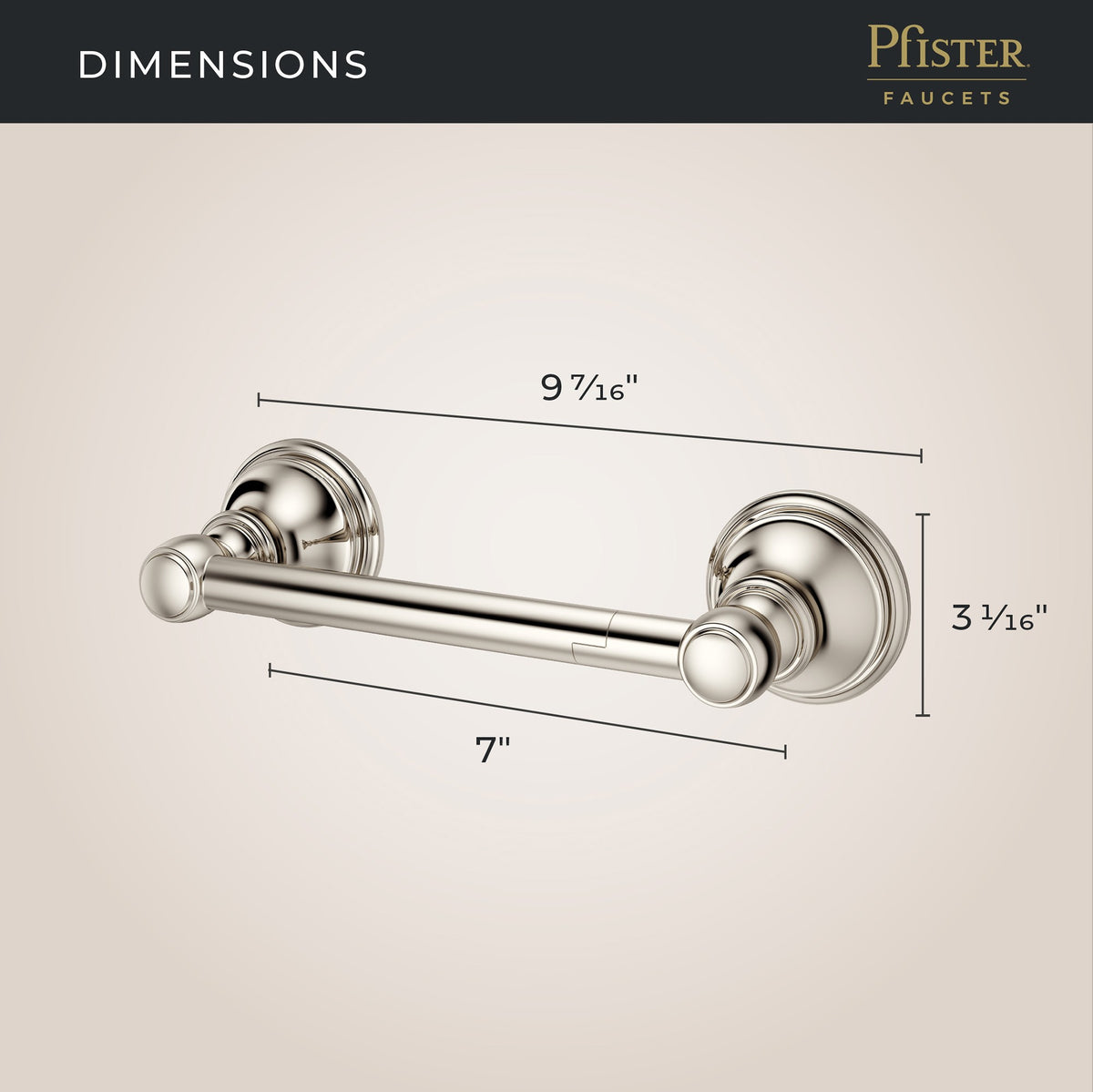 Pfister BPH-TB0D Polished Nickel - detail 1