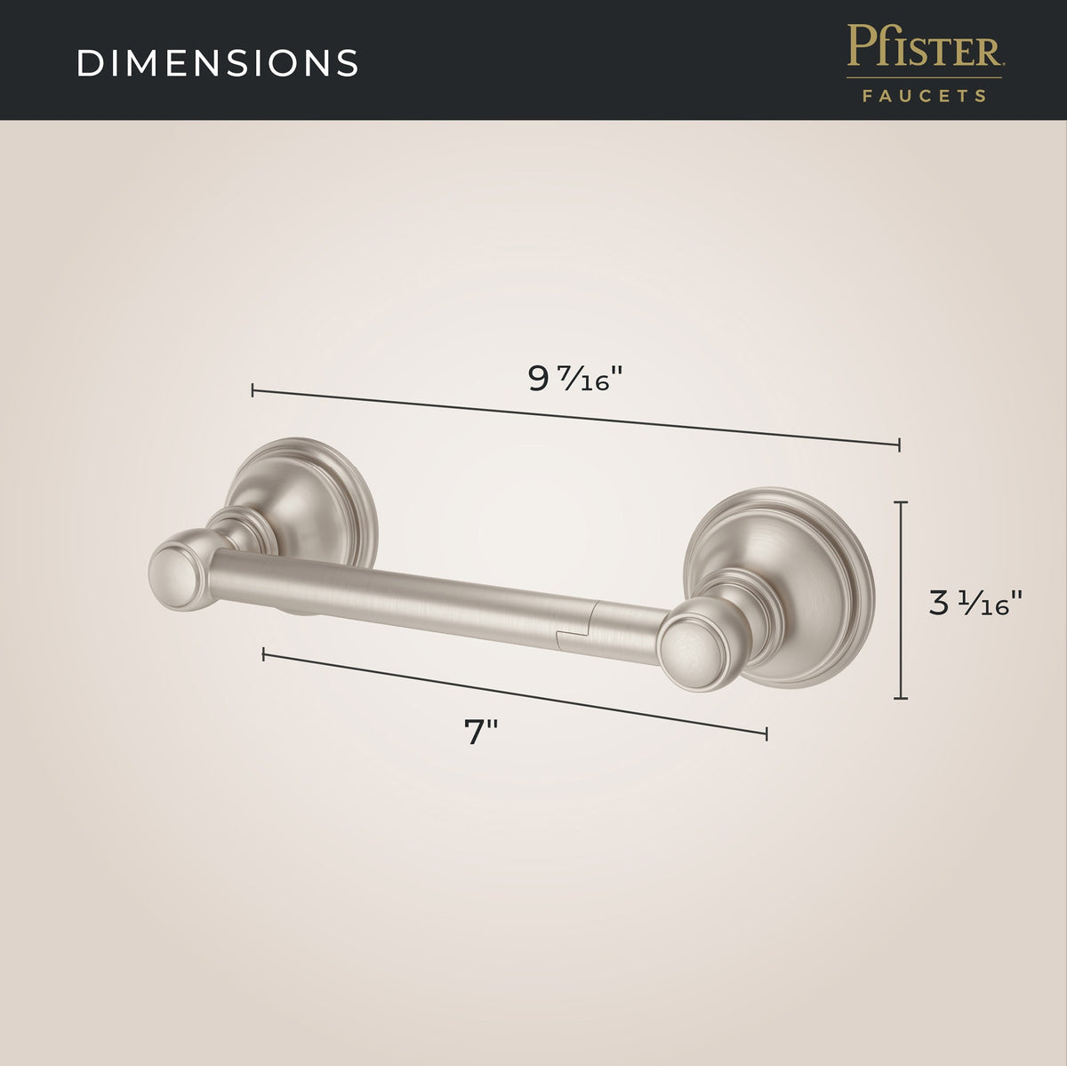 Pfister BPH-TB0K Brushed Nickel - detail 1