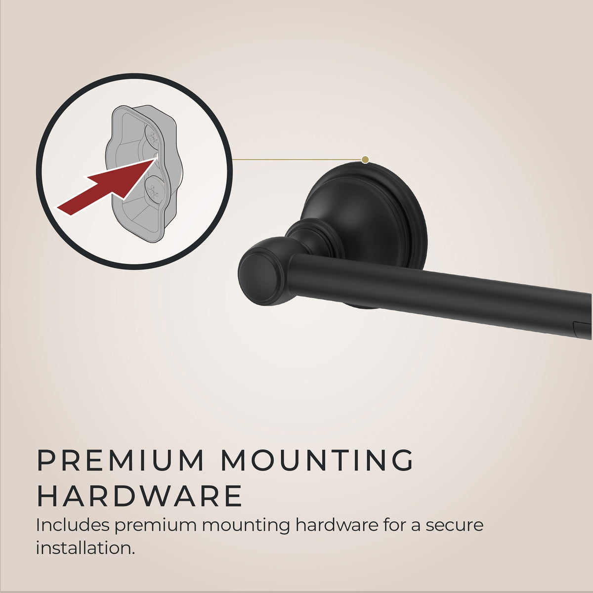 Pfister BPH-TB0SDB Spot Defense Matte Black - detail 4