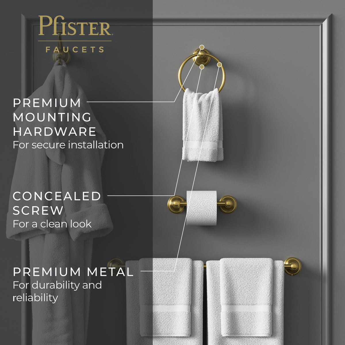 Pfister BRB-TB0BG Brushed Gold - detail 2