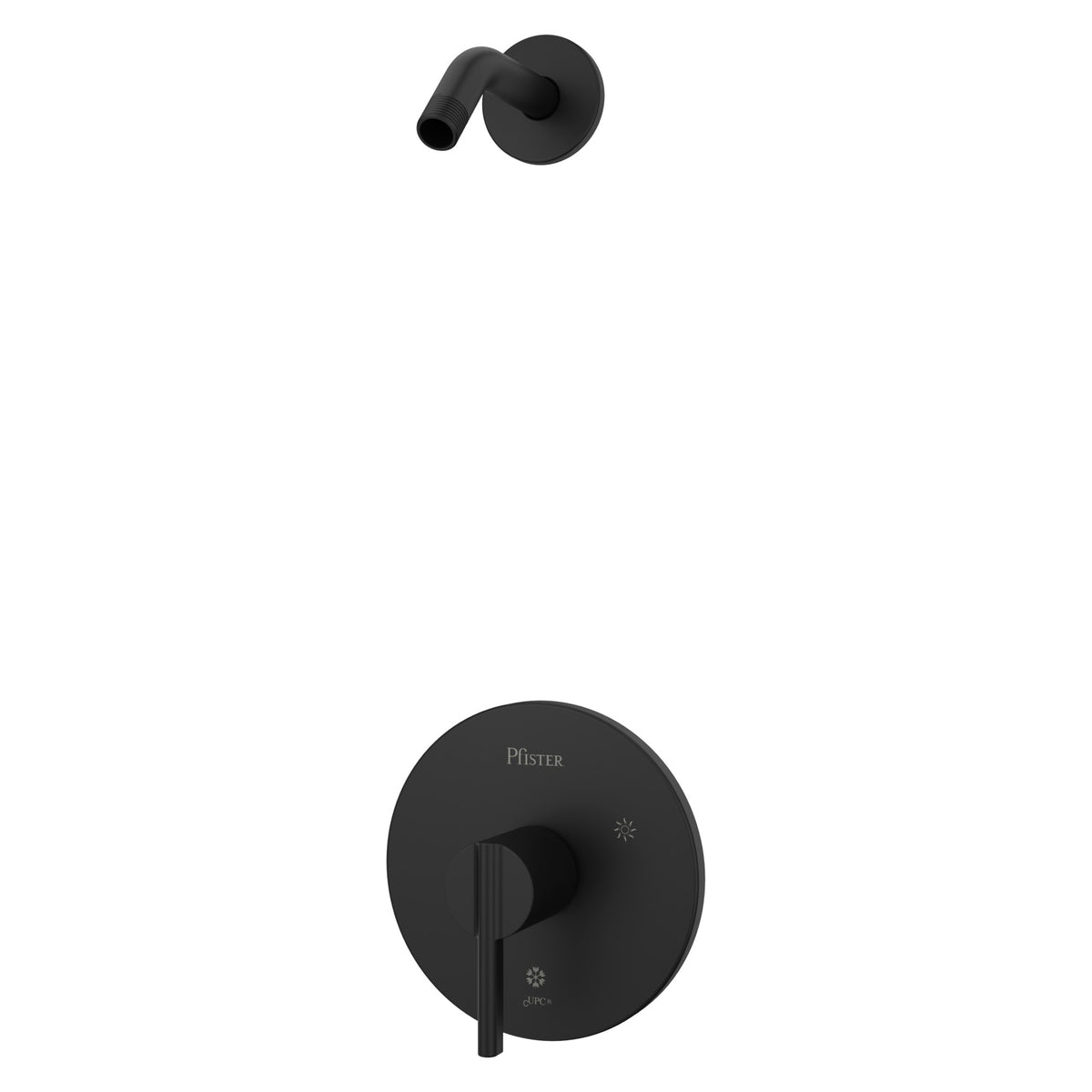 Pfister Brislin Trim Less Showerhead in Matte Black