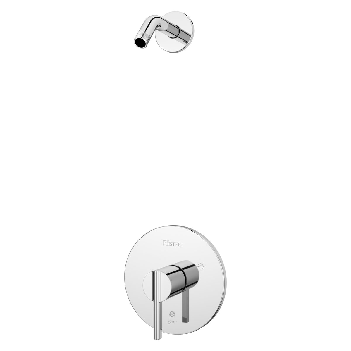 Pfister Brislin Trim Less Showerhead in Polished Chrome