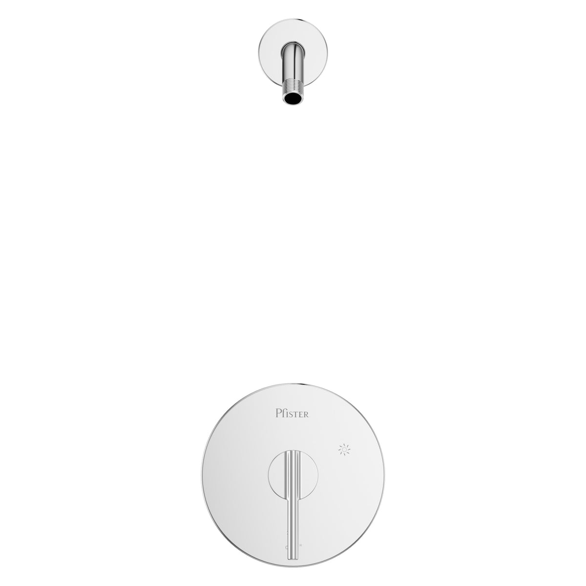 Pfister Brislin Trim Less Showerhead in Polished Chrome - view 5