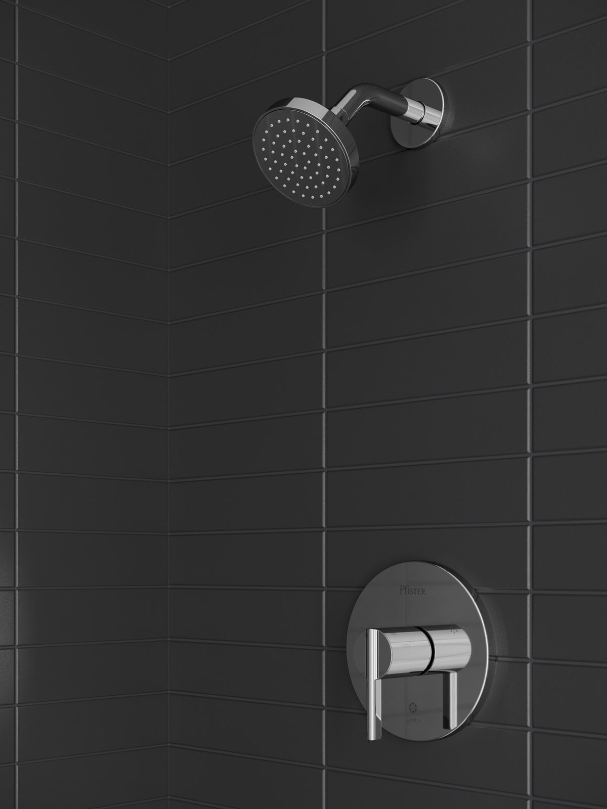 Pfister Brislin Trim Less Showerhead in Polished Chrome - view 6