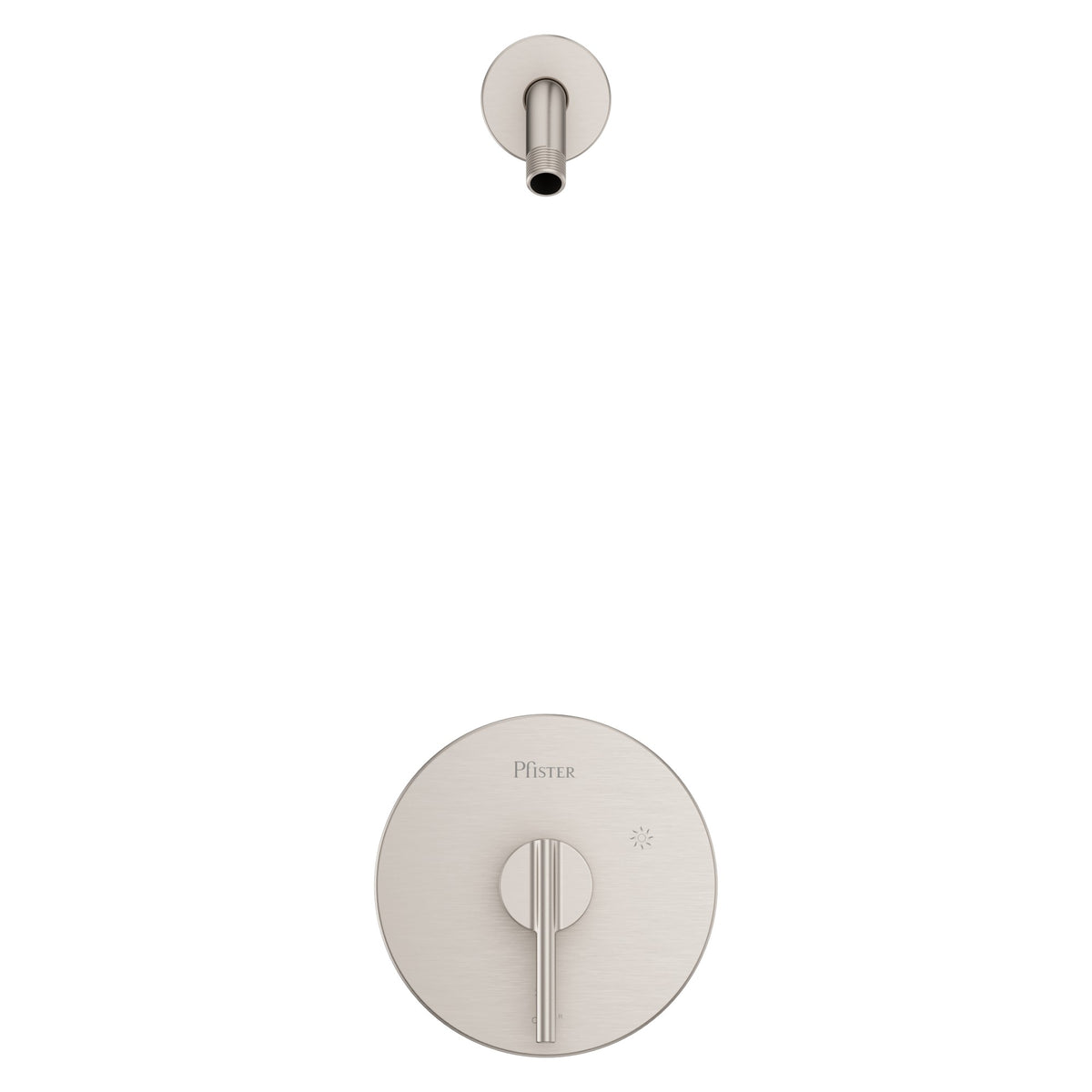 Pfister Brislin Trim Less Showerhead in Brushed Nickel - view 5