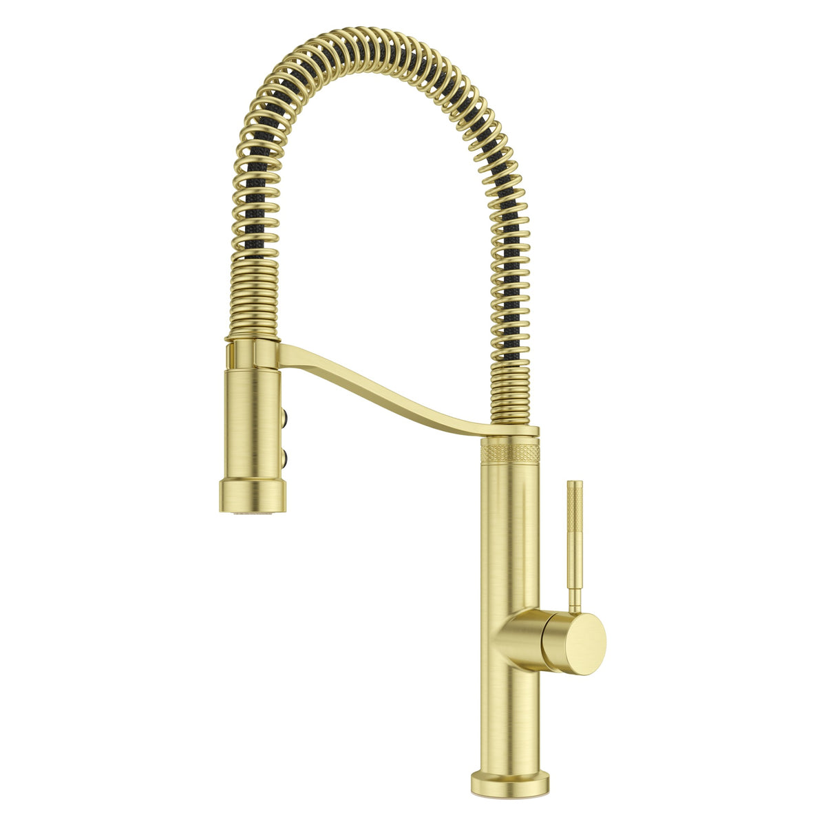 Pfister Bruton 1-Handle Culinary Pull-Down Kitchen Faucet in Brushed Gold