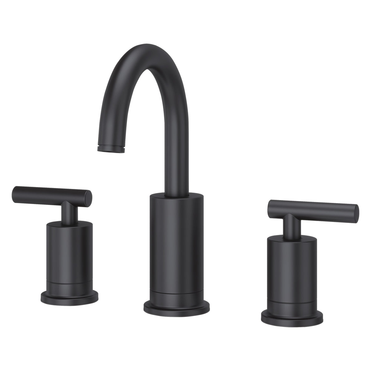 Pfister Contempra 2-Handle 8" Widespread Bathroom Faucet LG49-NCP in Matte Black