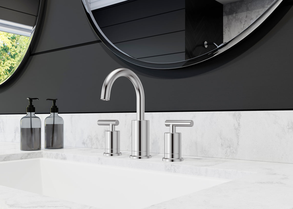 Pfister Contempra 2-Handle 8" Widespread Bathroom Faucet LG49-NCP in Polished Chrome - view 2