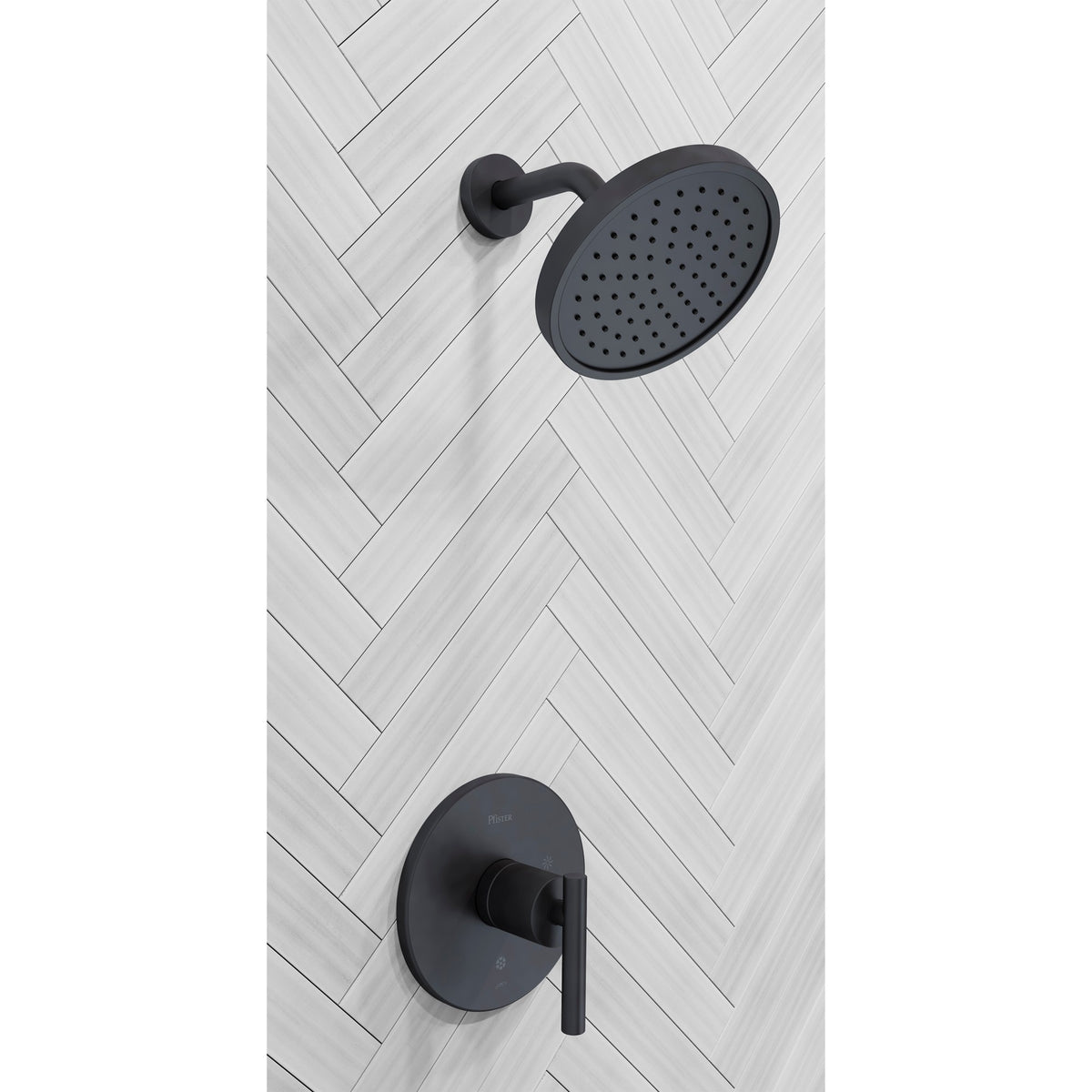 Pfister Contempra 1-Handle Shower Only Trim Kit in Matte Black - view 2