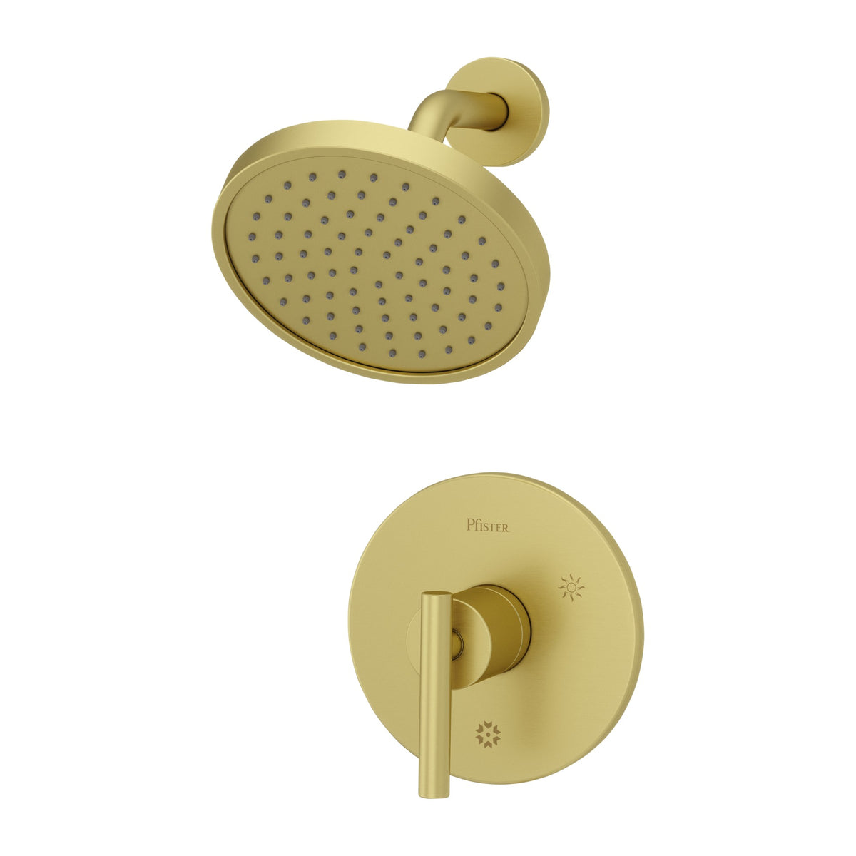 Pfister Contempra 1-Handle Shower Only Trim Kit in Brushed Gold