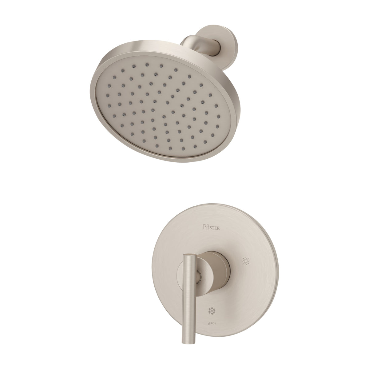 Pfister Contempra 1-Handle Shower Only Trim Kit in Brushed Nickel