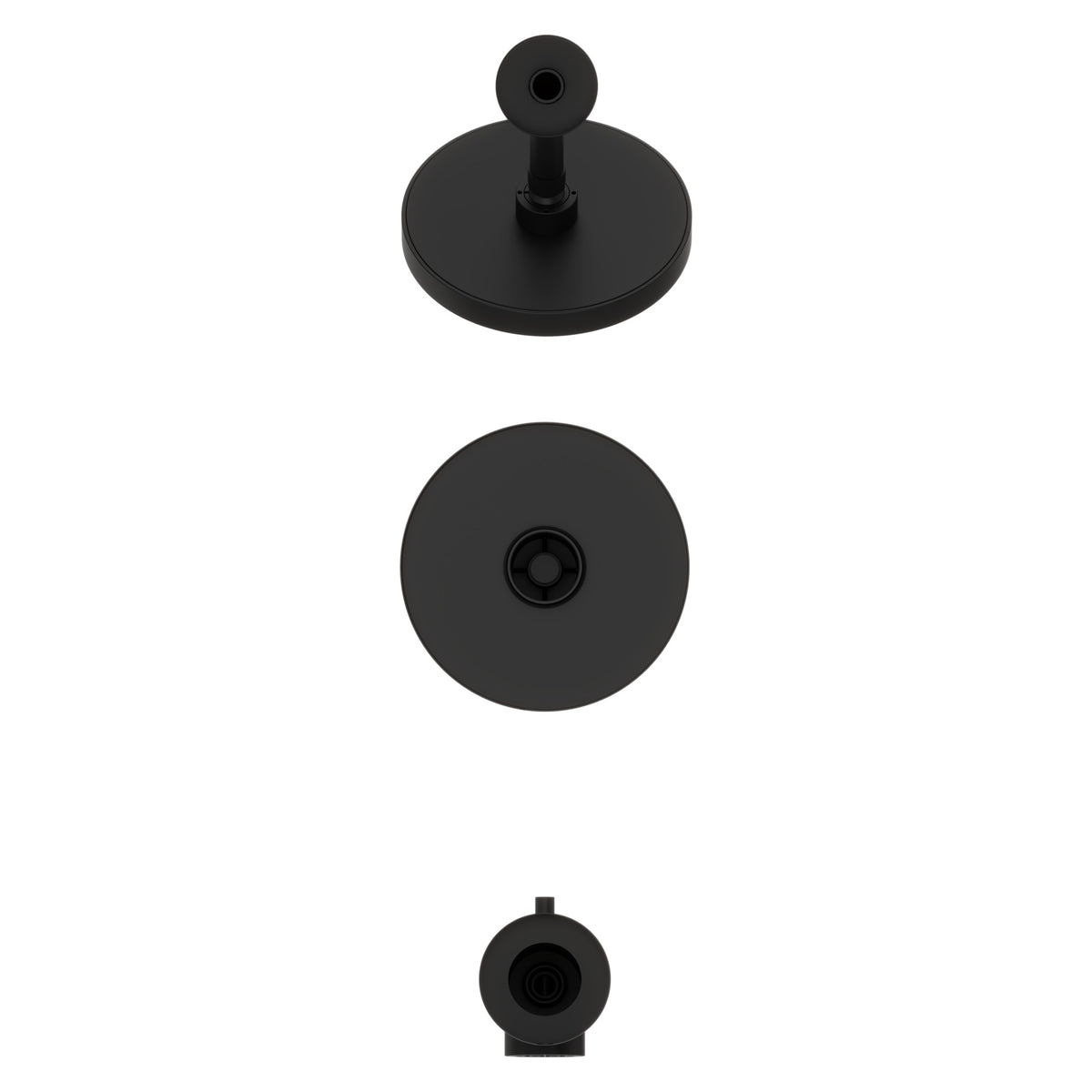 Pfister Contempra 1-Handle Tub & Shower Trim Kit in Matte Black - view 5